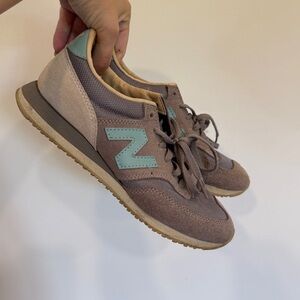 New Balance Brown and Blue Sneakers